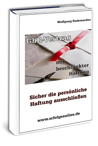 Cover: »GbR-Vertrag mit beschrnkter Haftung«