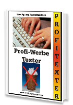 Cover: »Profi Werbe Texter«